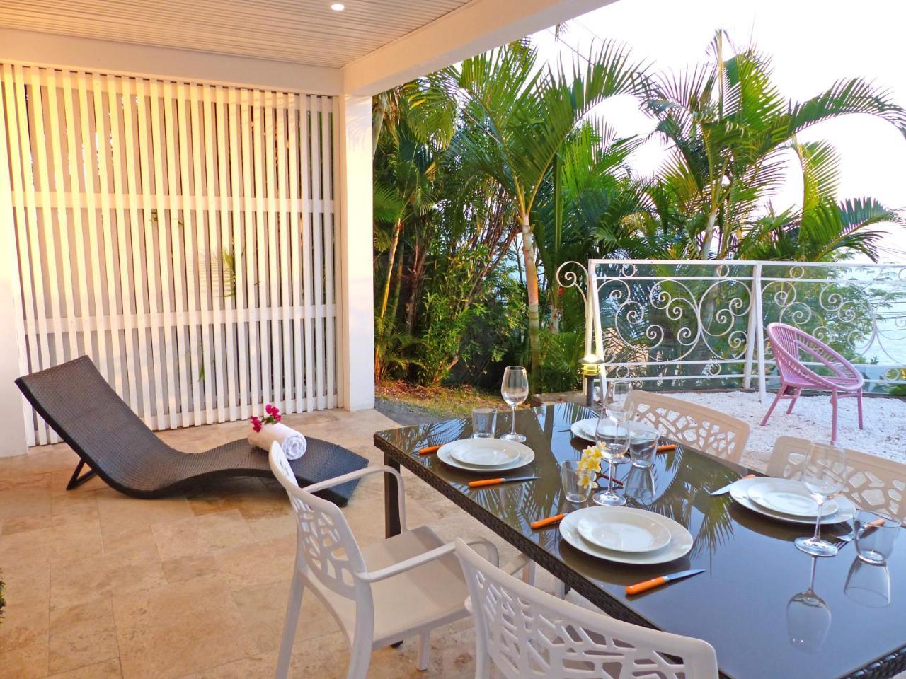 La Boheme, Residence De 5 Appartements Avec Piscine, Vue Ocean, Petite Ile Luaran gambar