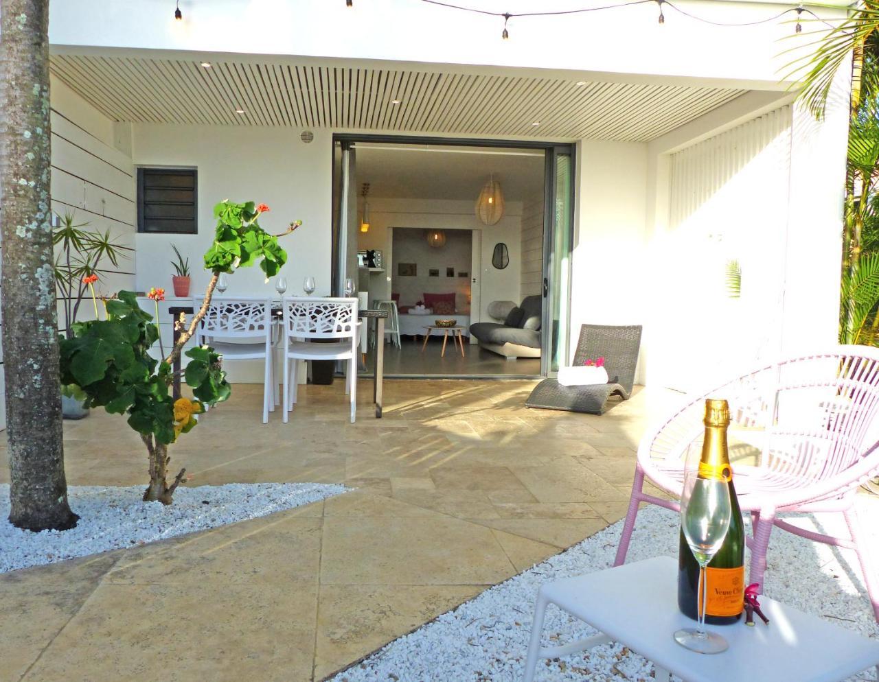 La Boheme, Residence De 5 Appartements Avec Piscine, Vue Ocean, Petite Ile Luaran gambar