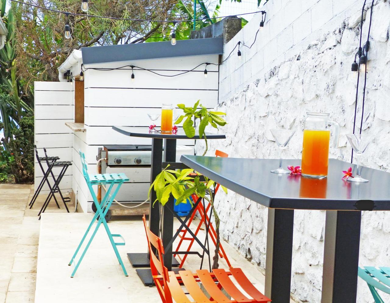 La Boheme, Residence De 5 Appartements Avec Piscine, Vue Ocean, Petite Ile Luaran gambar