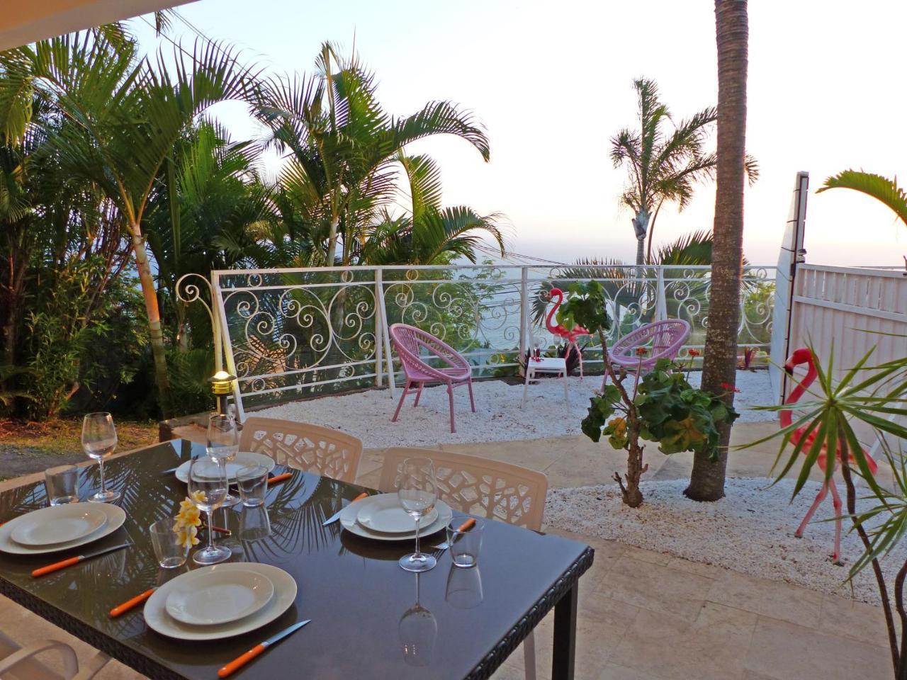 La Boheme, Residence De 5 Appartements Avec Piscine, Vue Ocean, Petite Ile Luaran gambar