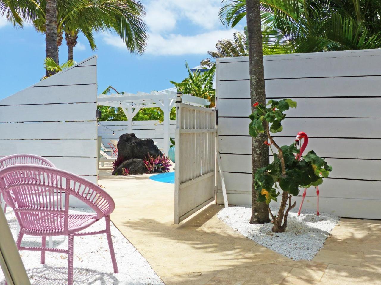 La Boheme, Residence De 5 Appartements Avec Piscine, Vue Ocean, Petite Ile Luaran gambar
