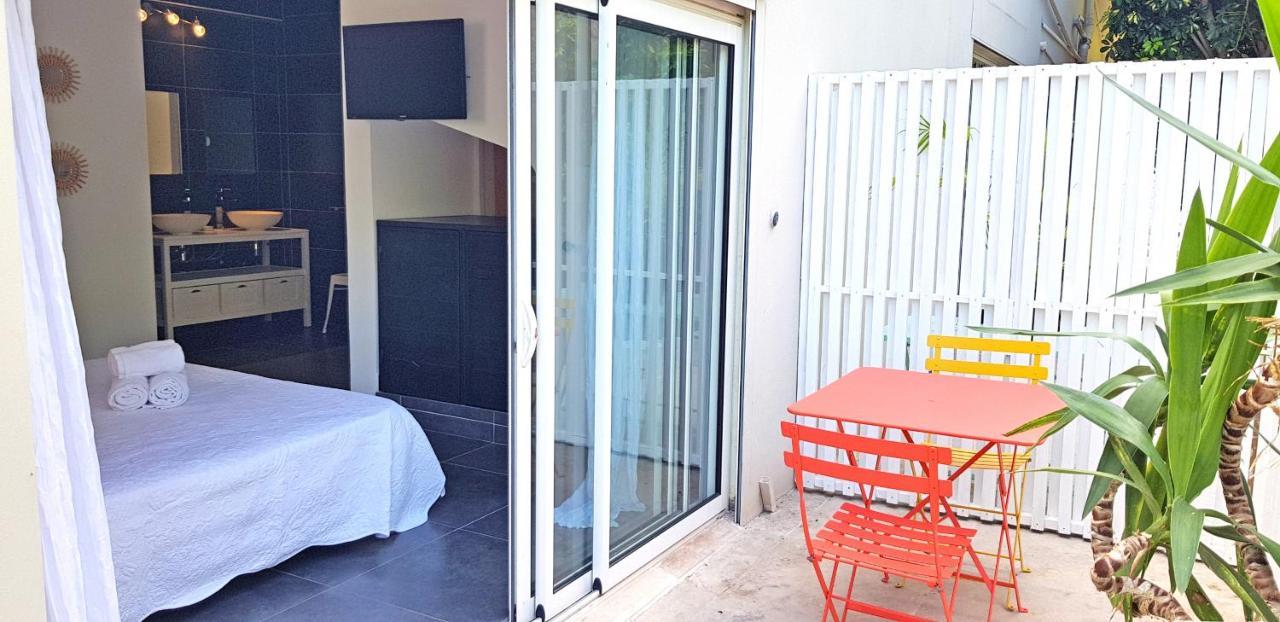 La Boheme, Residence De 5 Appartements Avec Piscine, Vue Ocean, Petite Ile Luaran gambar