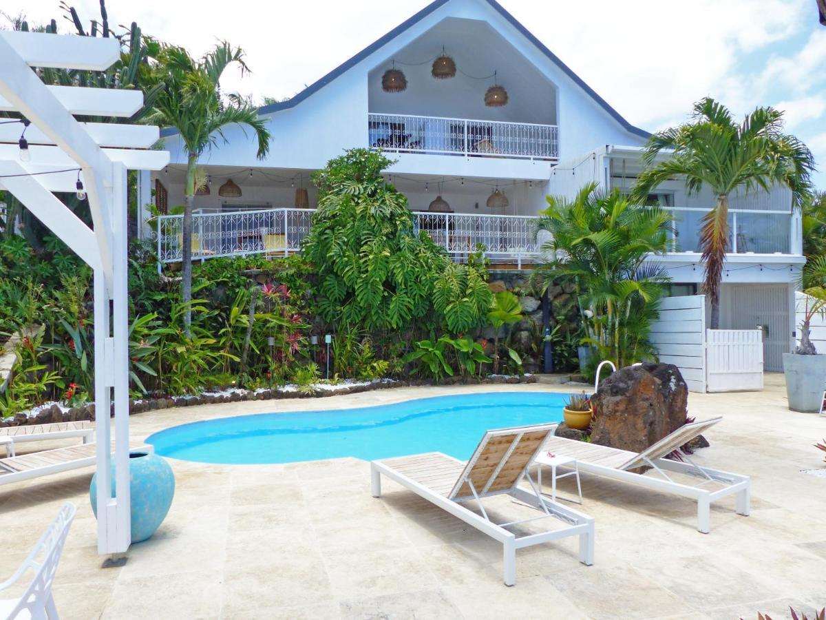 La Boheme, Residence De 5 Appartements Avec Piscine, Vue Ocean, Petite Ile Luaran gambar